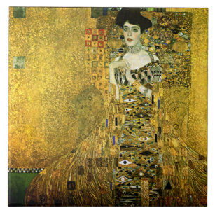 Gustav Klimt die goldene Dame Ceramics Fliese