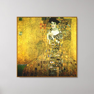 Gustav Klimt die goldene Dame On Cloth Leinwanddruck