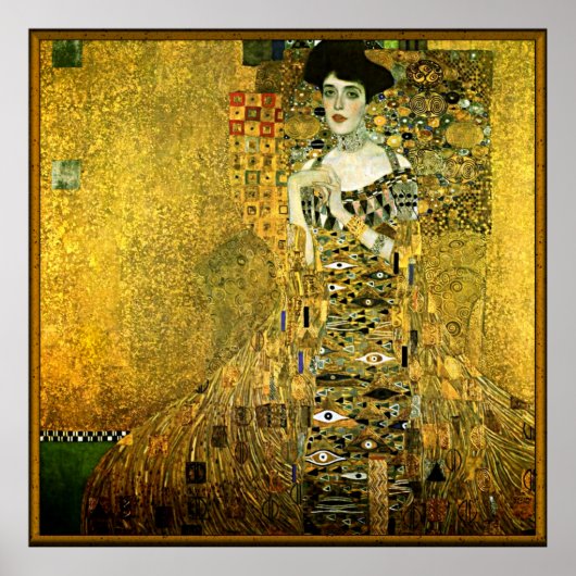 Gustav Klimt die goldene Lady Poster (Vorne)