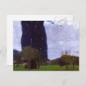 Gustav Klimt - Die großen Poplar-Bäume II Postkarte (Vorne/Hinten)