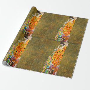 Gustav Klimt Die Hoffnung II, The Hope II Geschenkpapier