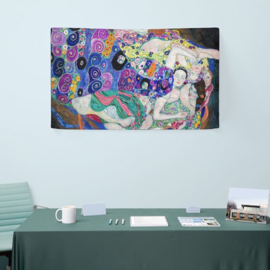 Gustav Klimt - Die Jungfrau Banner (Messeveranstaltung)