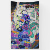 Gustav Klimt - Die Jungfrau Banner (Vertikal)