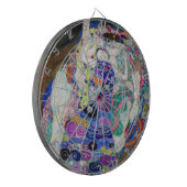 Gustav Klimt - Die Jungfrau Dartscheibe (Vorderseite Links)