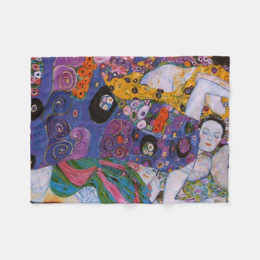 Gustav Klimt - Die Jungfrau Fleecedecke (Vorderseite (Horizontal))