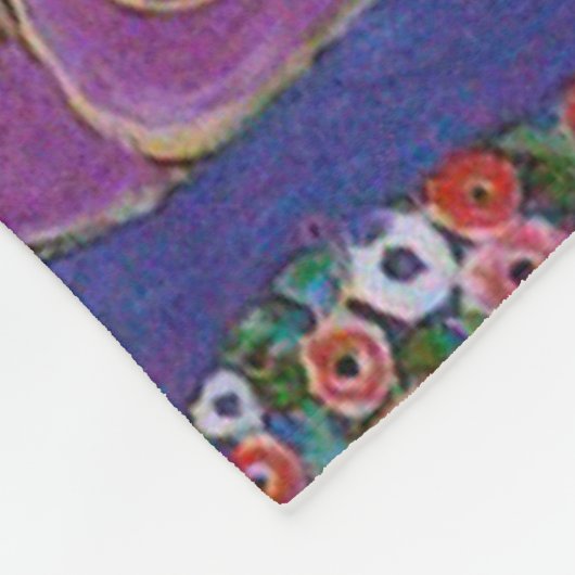 Gustav Klimt - Die Jungfrau Fleecedecke (Ecke)