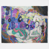 Gustav Klimt - Die Jungfrau Fleecedecke (Vorderseite (Horizontal))