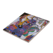 Gustav Klimt - Die Jungfrau Fliese (Seite)