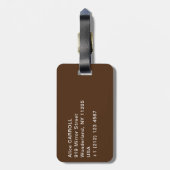 Gustav Klimt - Die Jungfrau Gepäckanhänger (Rückseite vertikal)