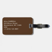 Gustav Klimt - Die Jungfrau Gepäckanhänger (Rückseite horizontal)