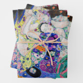 Gustav Klimt - Die Jungfrau Geschenkpapier Set (Beispiel)
