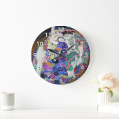 Gustav Klimt - Die Jungfrau Große Wanduhr (Zuhause)
