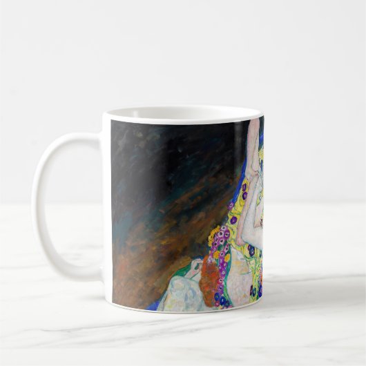 Gustav Klimt - Die Jungfrau Kaffeetasse (Links)