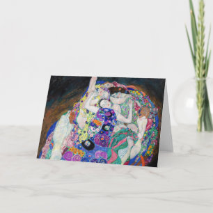 Gustav Klimt - Die Jungfrau Karte