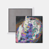 Gustav Klimt - Die Jungfrau Magnet (Vorderseite/Rückseite)