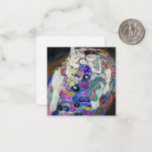 Gustav Klimt - Die Jungfrau Mitteilungskarte (Vorderseite/Rückseite Beispiel)