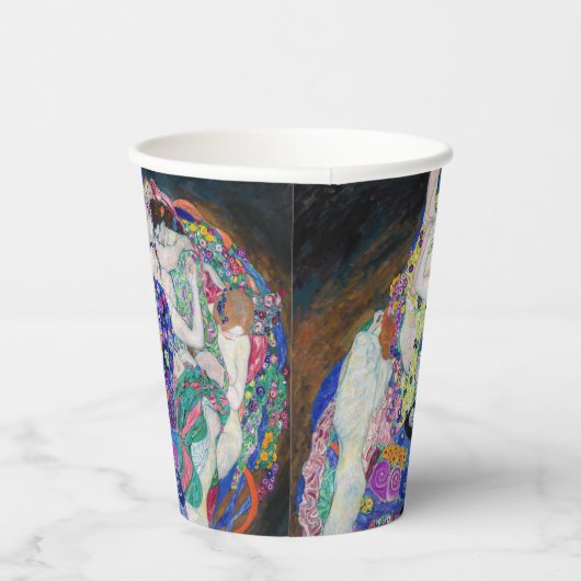 Gustav Klimt - Die Jungfrau Pappbecher (Rechts)