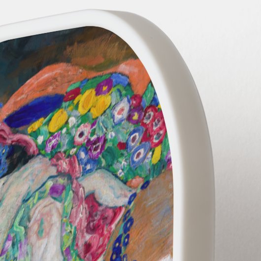 Gustav Klimt - Die Jungfrau Pickleball Schläger (Linke Seite)