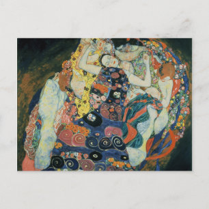 Gustav Klimt : "die Jungfrau" Postkarte
