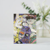 Gustav Klimt ~ die Jungfrau Postkarte (Stehend Vorderseite)