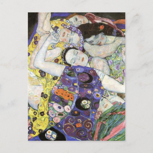 Gustav Klimt ~ die Jungfrau Postkarte (Vorderseite)