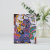 Gustav Klimt - Die Jungfrau Postkarte (Stehend Vorderseite)