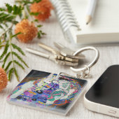 Gustav Klimt - Die Jungfrau Schlüsselanhänger (Vorderseite rechts)