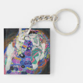 Gustav Klimt - Die Jungfrau Schlüsselanhänger (Rückseite)