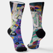 Gustav Klimt - Die Jungfrau Socken (Gewinkelt)