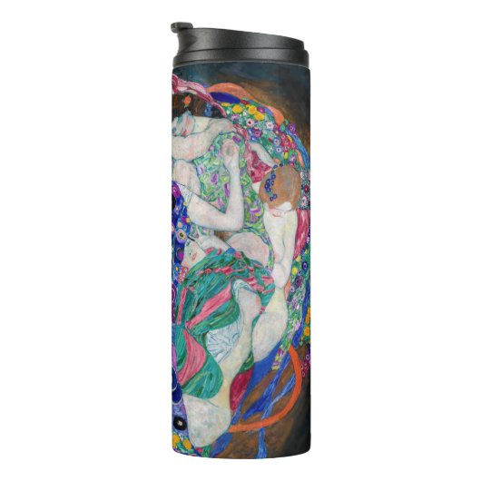 Gustav Klimt - Die Jungfrau Thermosbecher (Nach rechts gedreht)