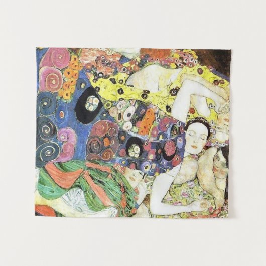 Gustav Klimt Die Jungfrauen Wandteppich (Vorderseite (Horizontal))