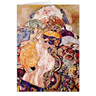 Gustav Klimt - Die Kinderkrippe - Neugeborene