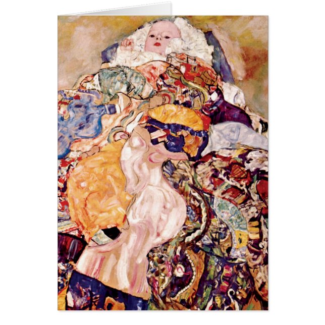 Gustav Klimt - Die Kinderkrippe - Neugeborene (Vorne)