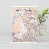 Gustav Klimt - Die Kinderkrippe - Neugeborene Einladung (Stehend Vorderseite)