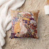 Gustav Klimt - Die Kinderkrippe - Neugeborene Kissen (Decke)