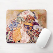 Gustav Klimt - Die Kinderkrippe - Neugeborene Mousepad (Mit Mouse)