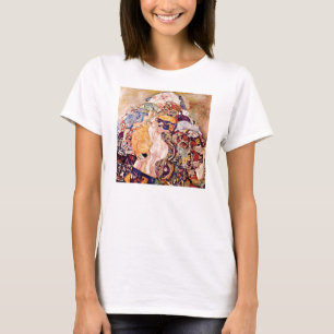 Gustav Klimt - Die Kinderkrippe - Neugeborene T-Shirt