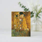 Gustav Klimt - Die Kiss Post Card Postkarte (Stehend Vorderseite)