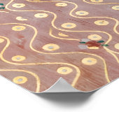 Gustav Klimt - Die Kunst im Detail Beethoven Friez Poster (Ecke)