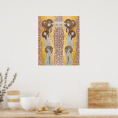 Gustav Klimt - Die Kunst im Detail Beethoven Friez Poster (Küche)