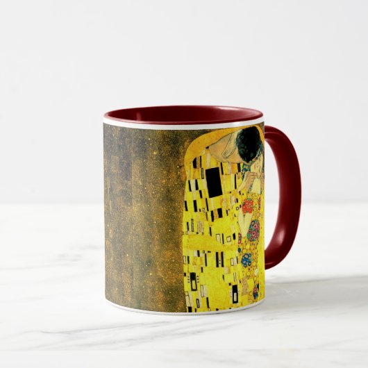 Gustav Klimt - die Kuss-Tasse 2 Tasse (VorderseiteRechts)