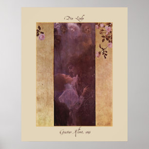 Gustav Klimt Die Liebe (Die Liebe)1895 Poster Prin