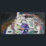 Gustav Klimt - Die Magnetkarte der Jungfrau US Nummernschild<br><div class="desc">Die Jungfrau / Der Maiden - Gustav Klimt,  Öl auf Leinwand,  1913</div>