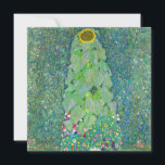 Gustav Klimt - Die Sonnenblume Dankeskarte<br><div class="desc">Sonnenblume - Gustav Klimt,  Öl auf Leinwand,  1907</div>