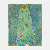 Gustav Klimt - Die Sonnenblume Fleecedecke (Vorderseite)