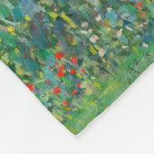 Gustav Klimt - Die Sonnenblume Fleecedecke (Ecke)