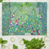 Gustav Klimt - Die Sonnenblume Geschirrtuch (Gefaltet)