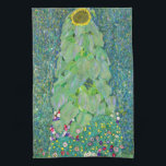 Gustav Klimt - Die Sonnenblume Geschirrtuch<br><div class="desc">Sonnenblume - Gustav Klimt,  Öl auf Leinwand,  1907</div>