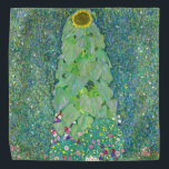Gustav Klimt - Die Sonnenblume Halstuch<br><div class="desc">Sonnenblume - Gustav Klimt,  Öl auf Leinwand,  1907</div>
