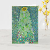 Gustav Klimt - Die Sonnenblume Karte (Gelbe Blume)